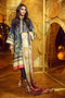 AlKaram Winter Collection 2019 – 3 Piece Printed Cotton Satin Suit with Fancy Dupatta – FW-28-19-Brown