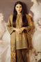 AlKaram Winter Collection 2019 – 3 Piece Printed Khaddar Suit with Khaddar Dupatta – FW-6.1-19-Olive