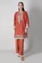 Khaadi Spring Collection 2021 – 2PC Suit · Embroidered Kameez Pants · I21103 Orange