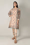 Khaadi Spring Collection 2021 – 2PC Suit · Printed Kameez Pants · J21110 Off-white