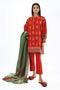 Khaadi Winter Escape Collection 2019 – JA19516-Orange-3Pc