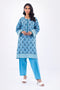 Khaadi JLA22214 Blue Cambric Lawn