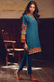 Khaadi Winter Collection 2017 – KJ17603 Blue 2Pc
