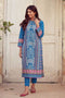Khaadi Winter Collection 2017 – KJ17620 Blue 2Pc