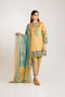 Khaadi Winter Vibe Collection 2019 – KK19502 Yellow 3Pc