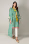Khaadi Spring Collection 2021 – 2PC Suit · Printed Kameez Dupatta · L21113 Green
