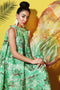 Gul Ahmed Summer Premium Collection – Green 3 Pc Silk Linen LC-12