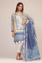 Khaadi The Tale of Spring Lawn Collection 2019 – LF19109 Blue 2Pc