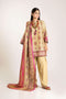 Khaadi Winter Vibe Collection 2019 – LKA19503 Yellow 3Pc