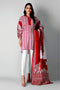 Khaadi Embroidered 2 Piece Suit · Kameez Dupatta – M21212 Red