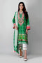 Khaadi Embroidered 2 Piece Suit · Kameez Dupatta – M21282 Green