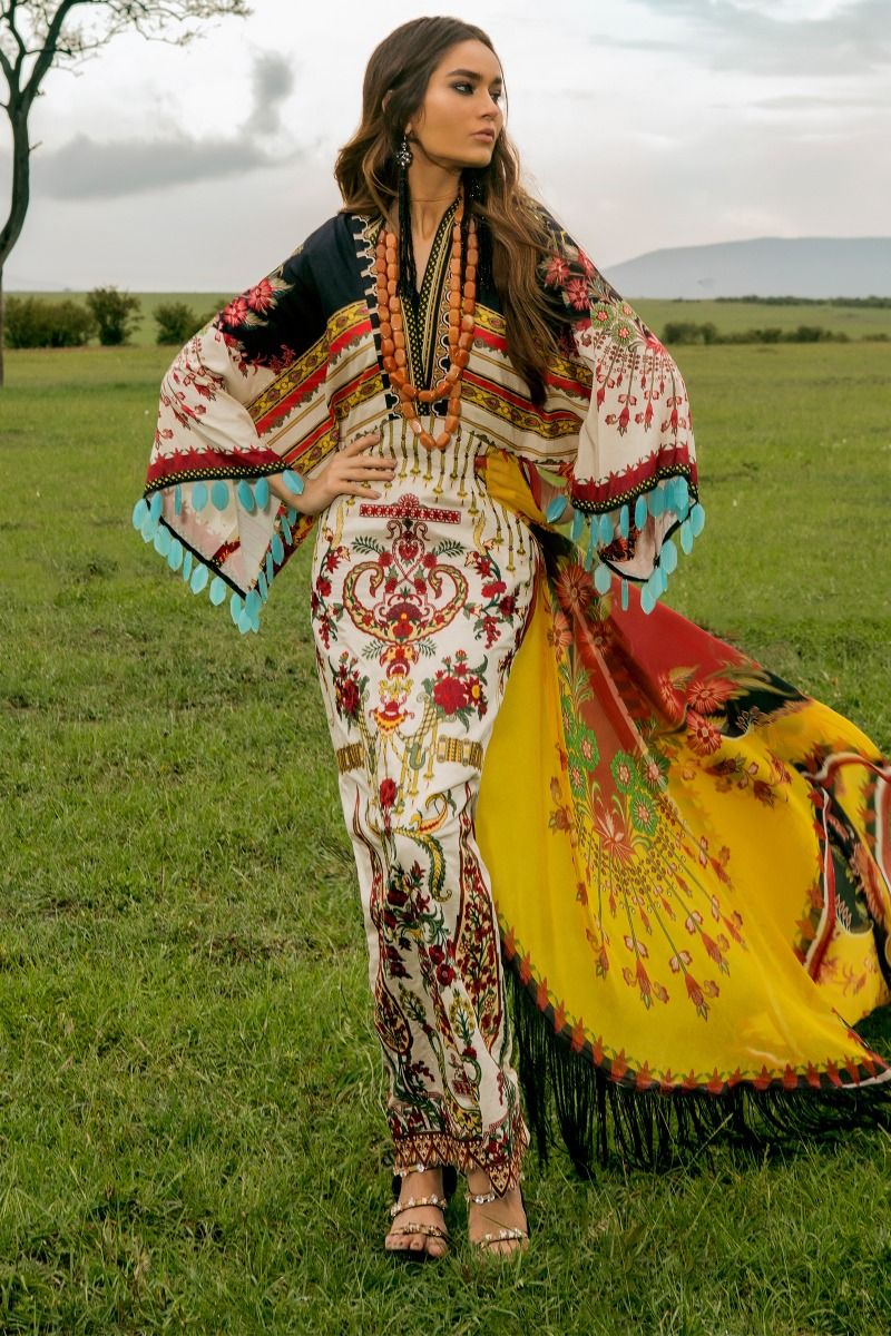 Sana Safinaz Lawn Collection 2018 13B YourLibaas