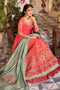 MARIA.B. Mbroidered Heritage Edition – Salmon Pink and Feroza (BD-2402)
