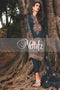 Motifz Embroidered Crinkle Chiffon Collection '16 – Zink Blue 1263