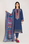 Khaadi Winter Escape Collection 2019 – NKB19501-Blue-3Pc