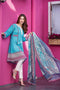 Gul Ahmed Summer Essential Collection 2018 – Aqua 2 Pc Embroidered Lawn TL-139 A