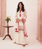 Zellbury Festive Collection – Embroidered Shirt Shalwar Dupatta - Cream - Khaadi Net Suit - 0363 - WULC22E30363
