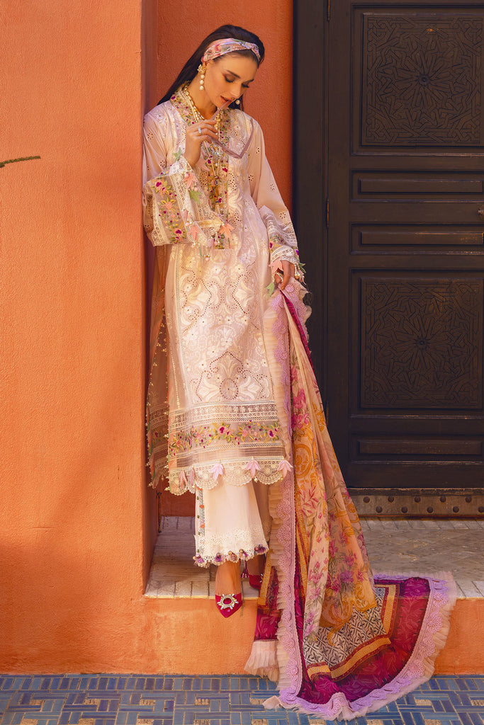 Neroli By Annus Abrar Embroidered Lawn Unstitched Suit 3 Piece ABR24NL AA-NLL24-01 - Luxury Summer Collection main image 0