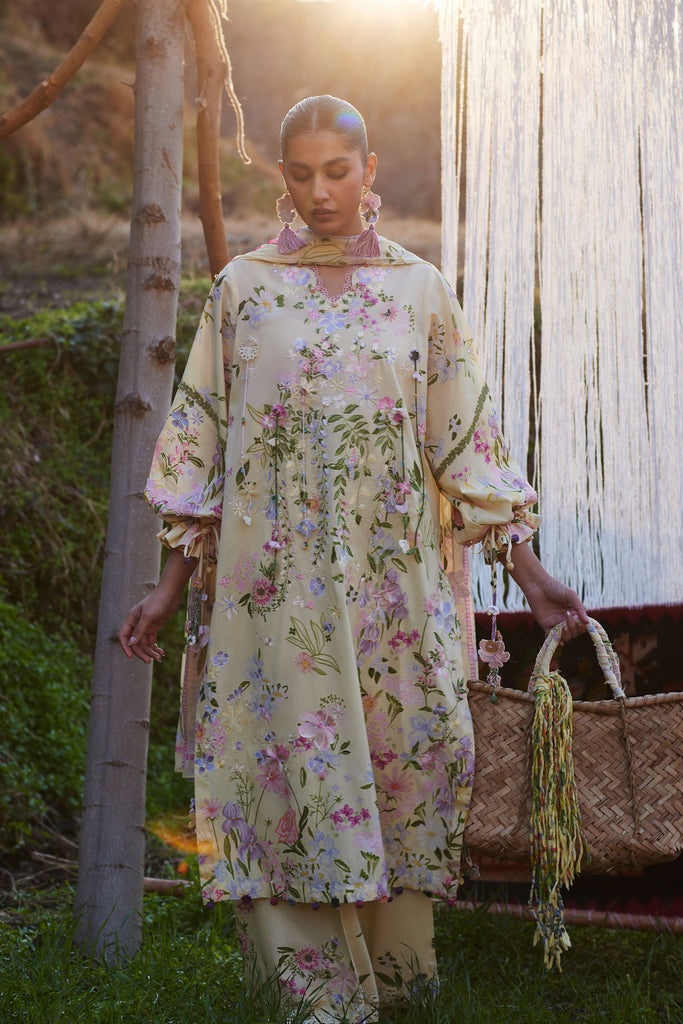 Zaha Festive Luxury Lawn – ZL26-12B
