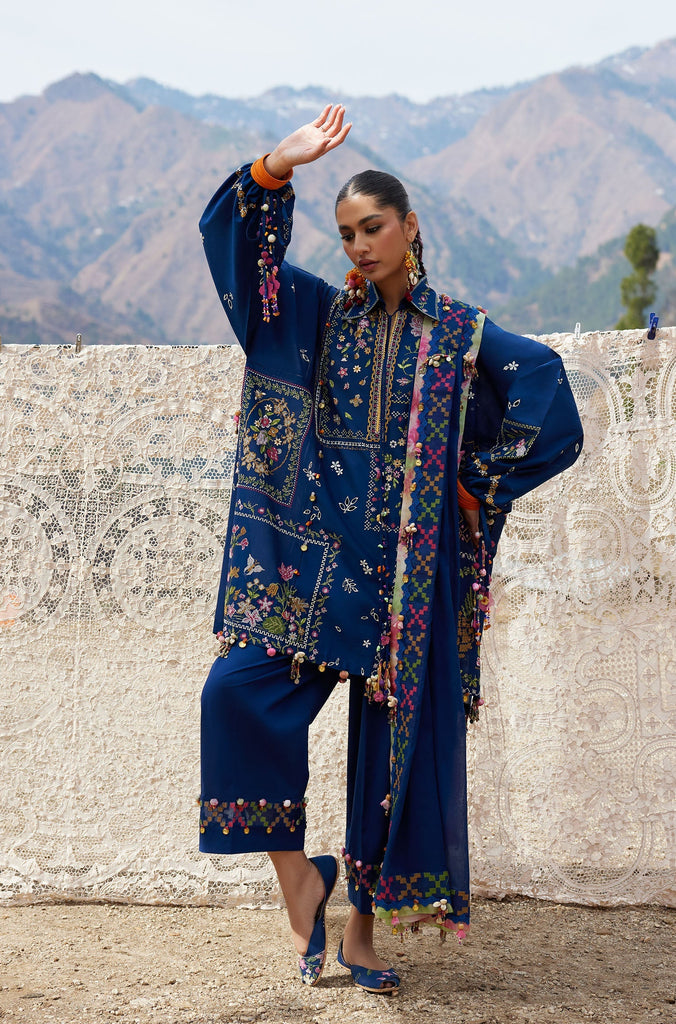 Zaha Festive Luxury Lawn – ZL26-08A