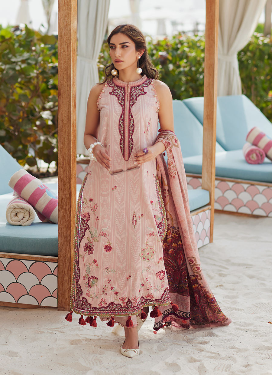 tea pink pakistani dress Buy | Hit Pakistani Clothes