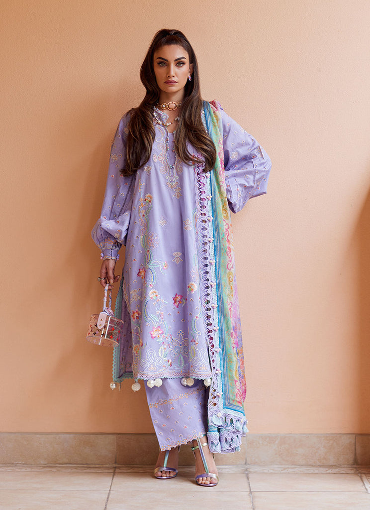 Shireena Lavender Kalidaar And Dupatta -   FARAH TALIB AZIZ main image 1