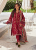 Farah Talib Aziz WES Luxury Lawn – Rosemary Red