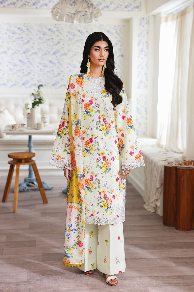 RajBari Nissa Floral Symphony Lawn – N-06