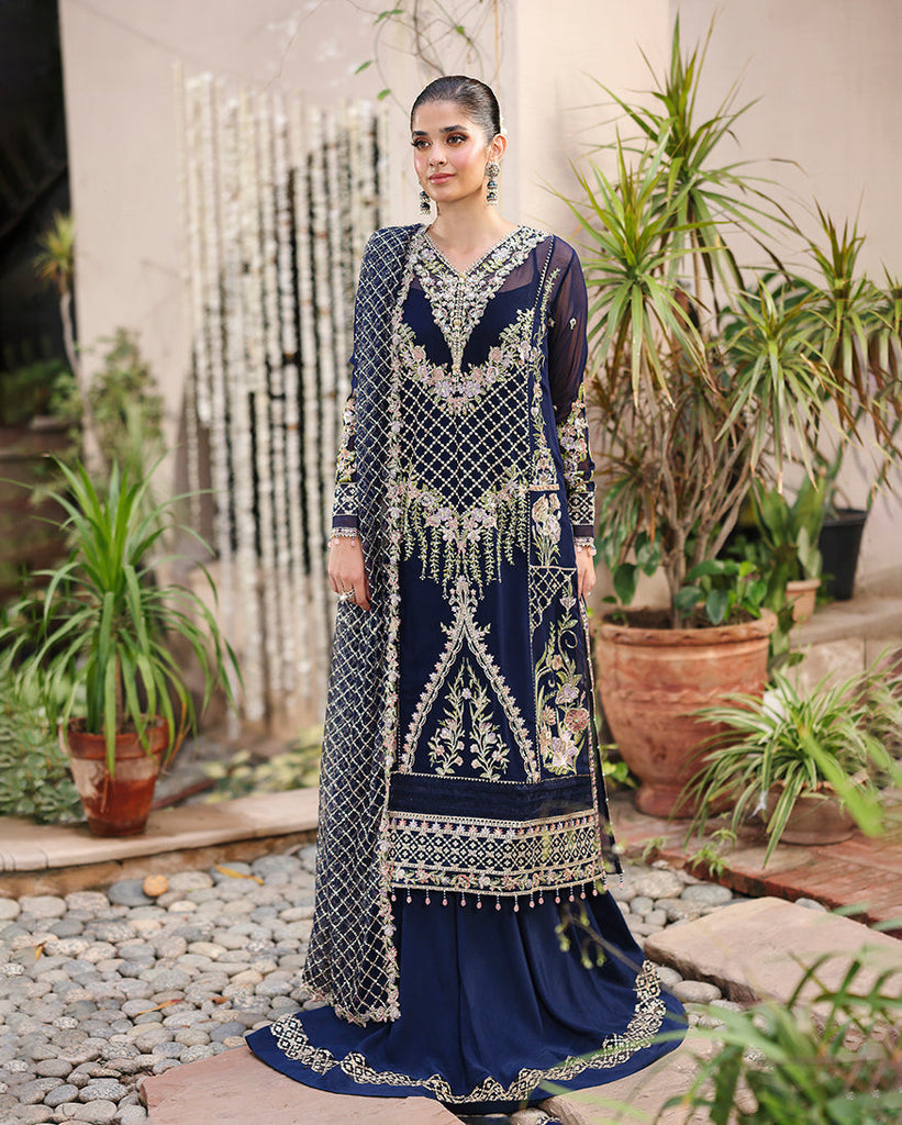 Roheenaz Aangan Luxury Chiffon Formals – Nilofar