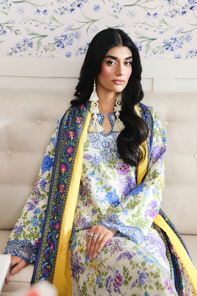 RajBari Nissa Floral Symphony Lawn – N-02