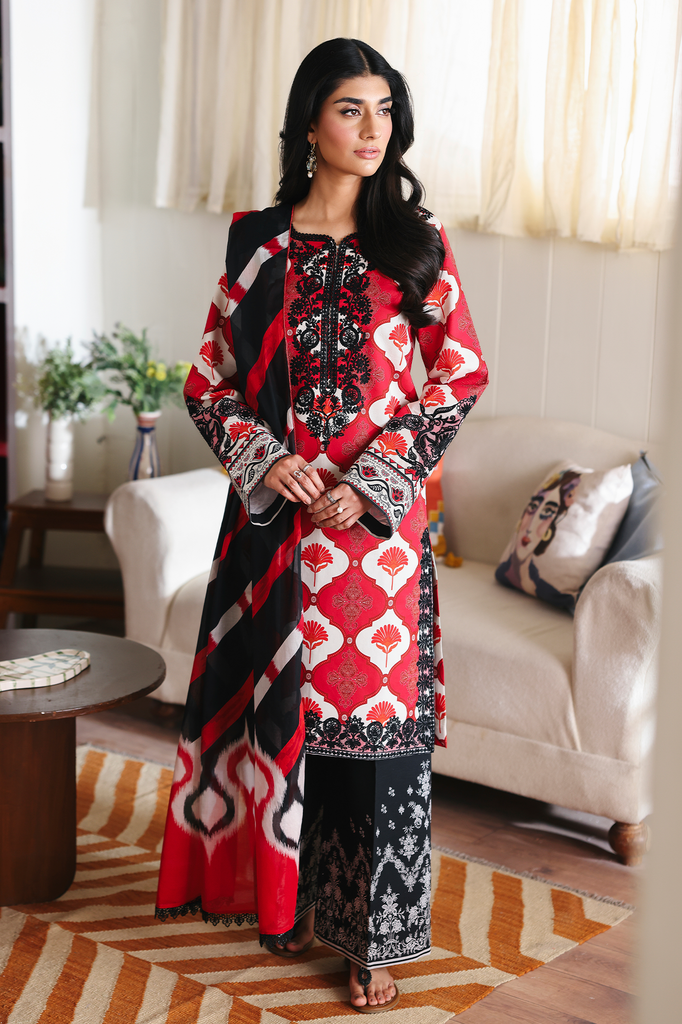 RajBari Nissa Floral Symphony Lawn – N-04