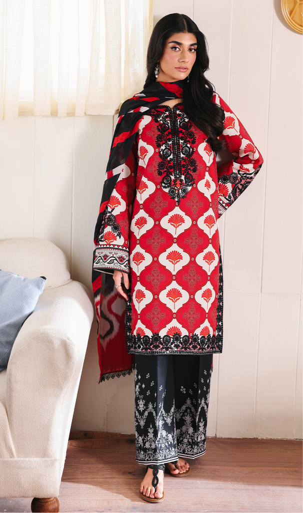RajBari Nissa Floral Symphony Lawn – N-04