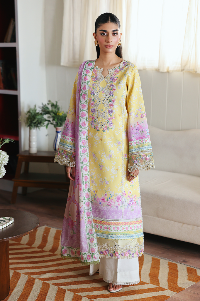 RajBari Nissa Floral Symphony Lawn – N-03