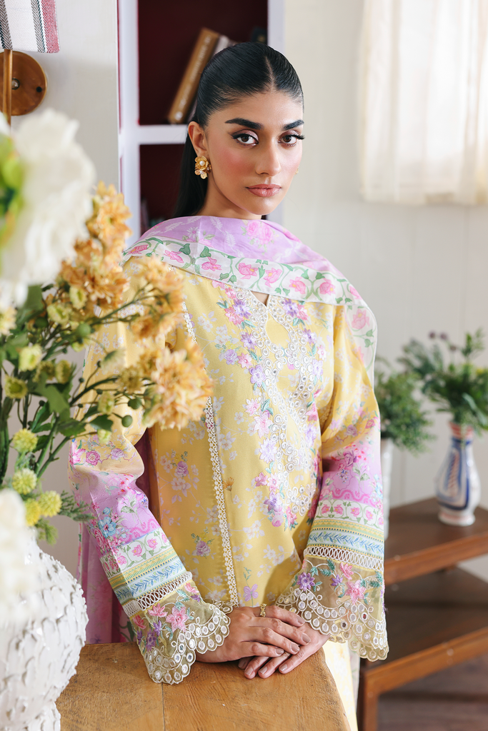 RajBari Nissa Floral Symphony Lawn – N-03