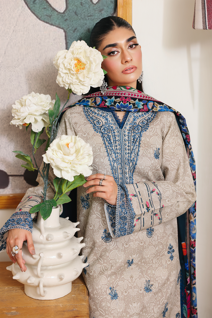 RajBari Nissa Floral Symphony Lawn – N-09