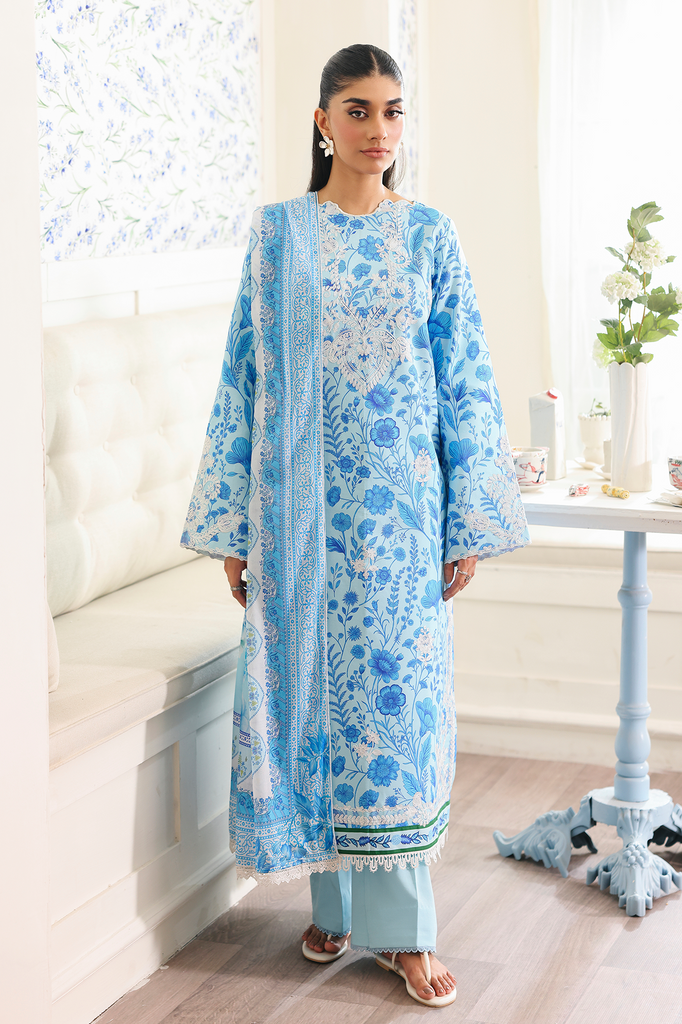 RajBari Nissa Floral Symphony Lawn – N-07