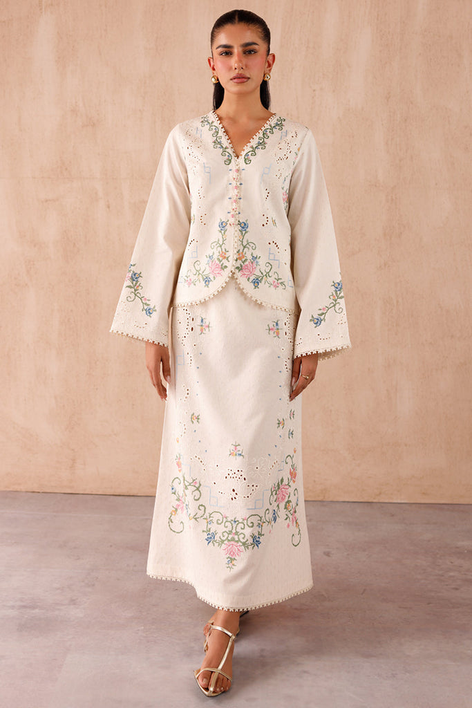 Qalamkar Embroidered Co-ords 2PC RTW – EP-02 ZENA