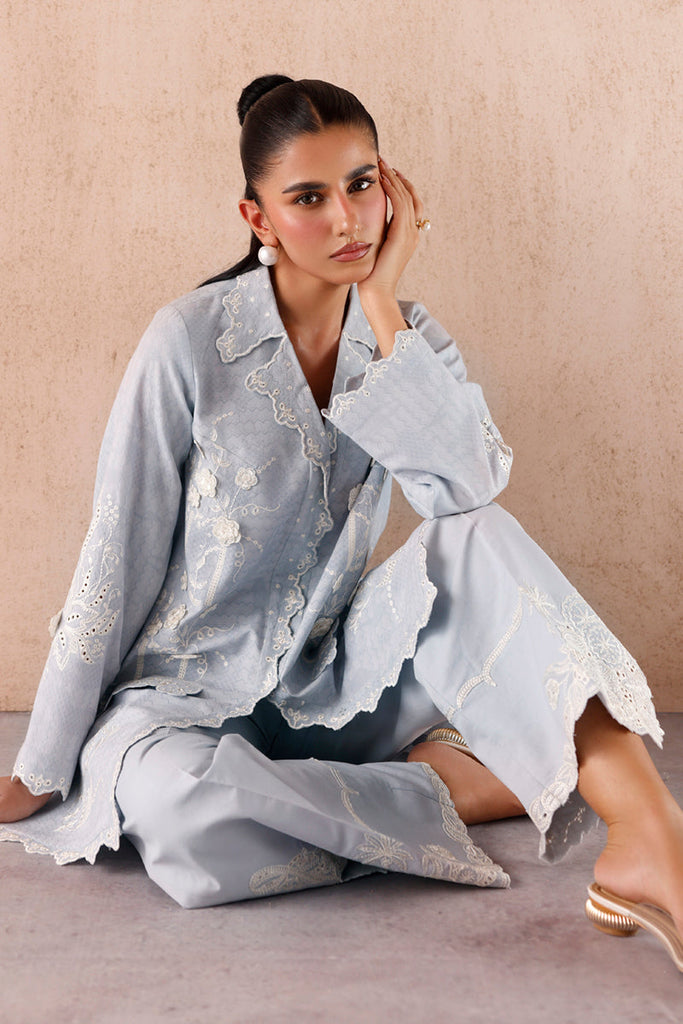 Qalamkar Embroidered Co-ords 2PC RTW – EP-05 GAYA