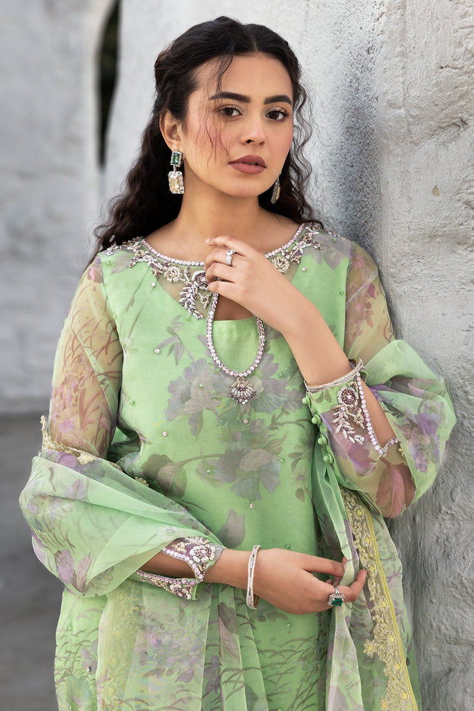 Charizma Mi Amor Pret/Stitched – Embroidered Organza Suit CMA-5-013
