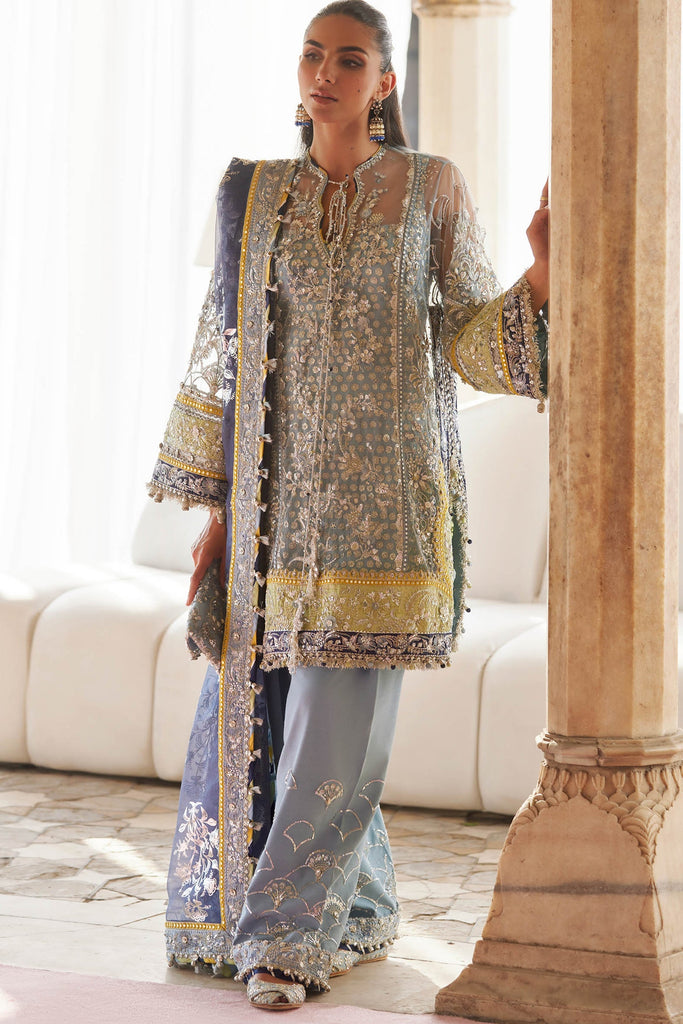 Zaha Gossamer Luxury Wedding Festive Formals – NILOFAR-E-SHAAM (ZC25-04)