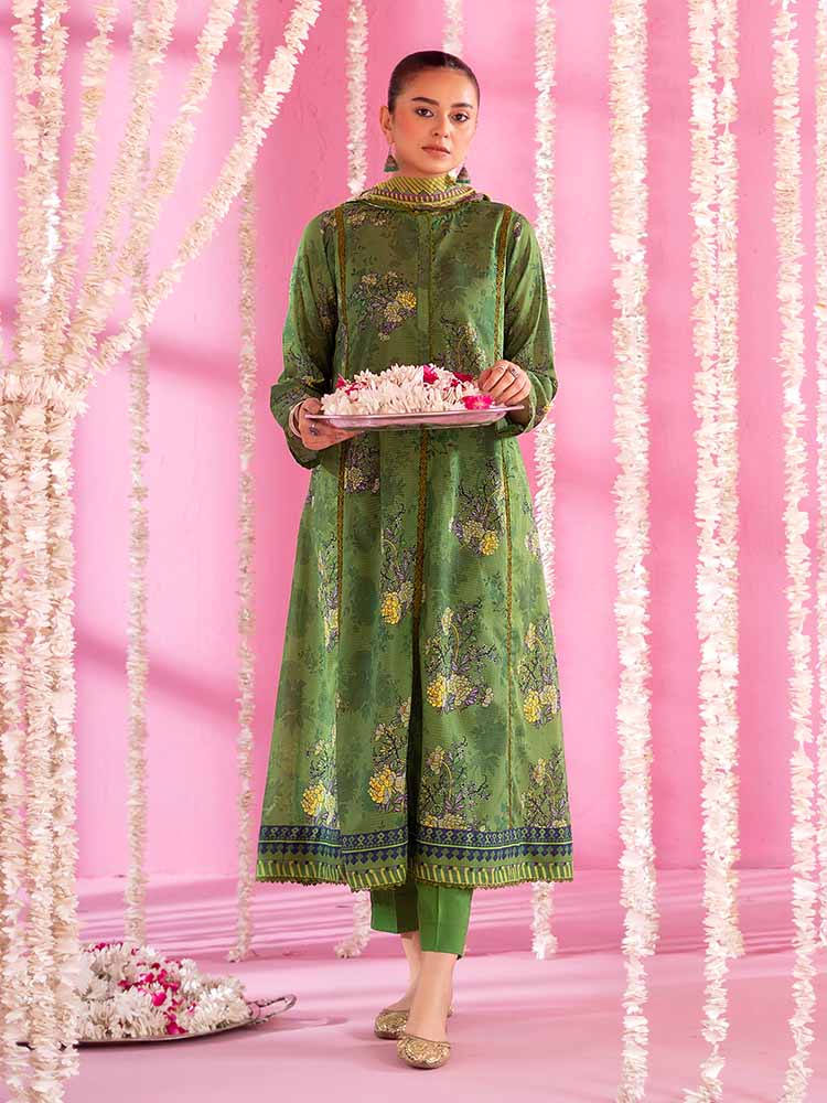 Binaas Gulab Rang Lawn  – D-1