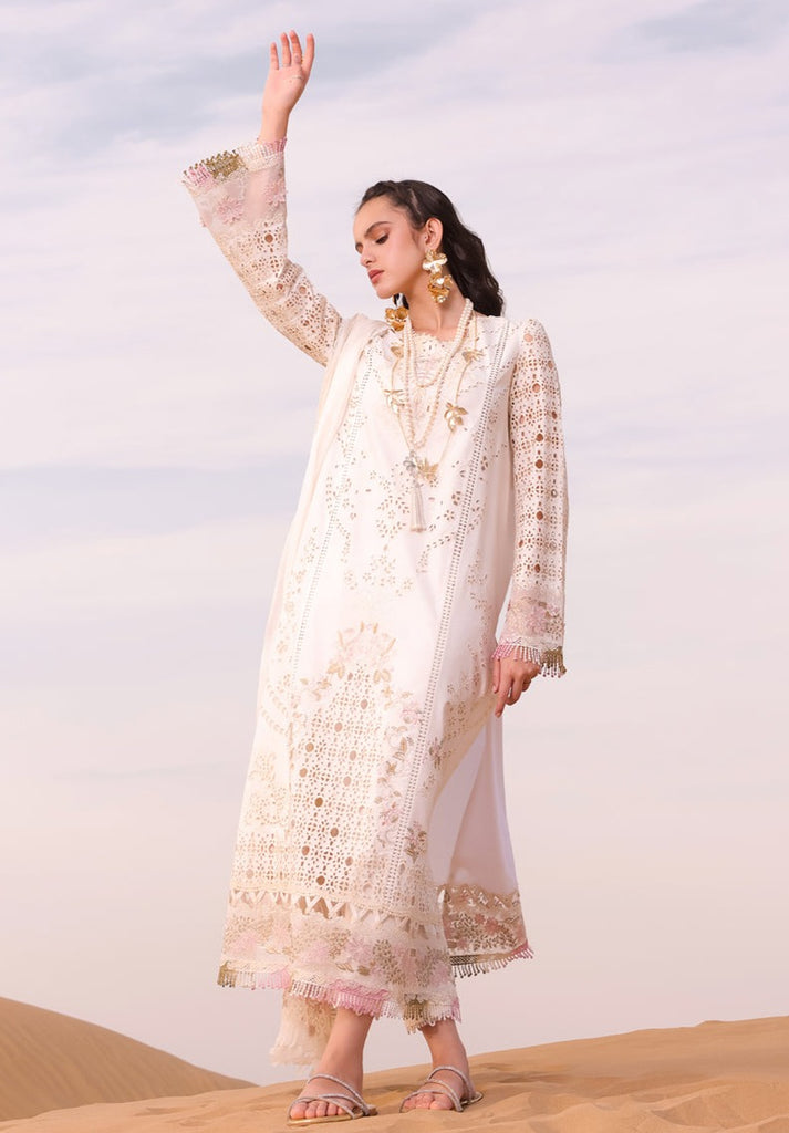 Qalamkar Chikankari Eid Edit Lawn Collection – KM-02 SAOIRSE