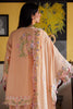 Zaha Festive Luxury Lawn – Apricot Mallow Bloom (Z-09)