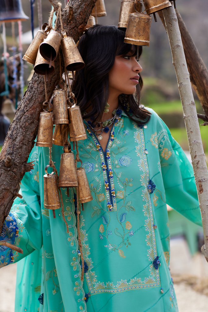 Zaha Festive Luxury Lawn – ZL26-06A