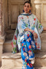 Zaha Festive Luxury Lawn – Blue Poppy (Z-02)