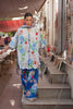 Zaha Festive Luxury Lawn – Blue Poppy (Z-02)