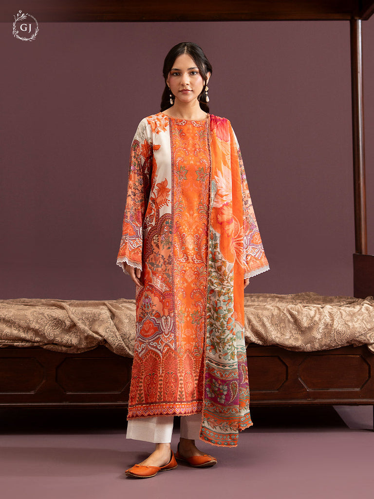 Gulljee Gul-e-Zar Lawn – GZ2