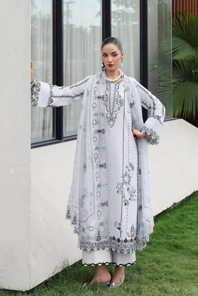 Qalamkar Qline Lawn Drop II – QKL-03 SAMIA