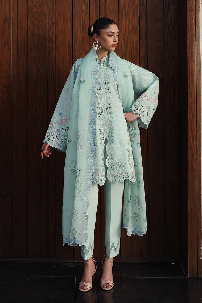 Qalamkar Qline Lawn Drop II – QKL-07 LEYA