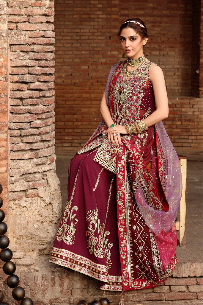 Crimson Jhilmil Luxury Wedding Formals – NAZO